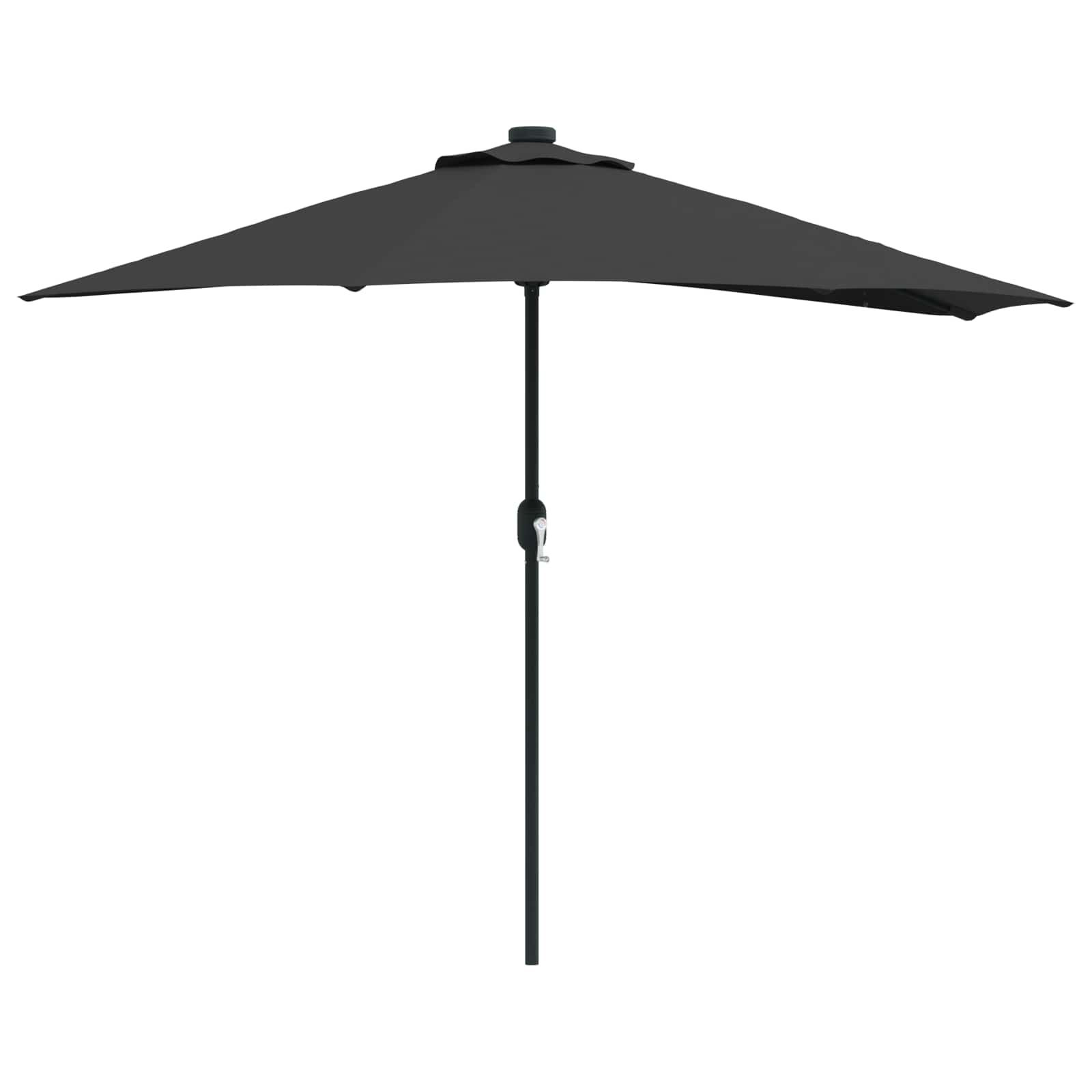 Ombrello da giardino 294 x 150 x 224 cm Poliestere e Acciaio