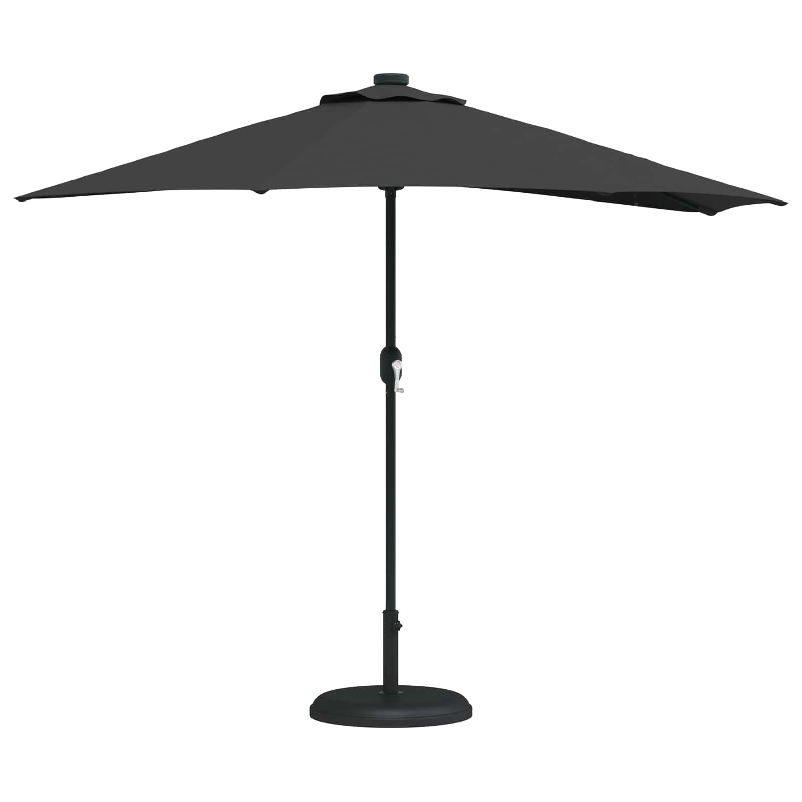 Ombrello da giardino 294 x 150 x 224 cm Poliestere e Acciaio