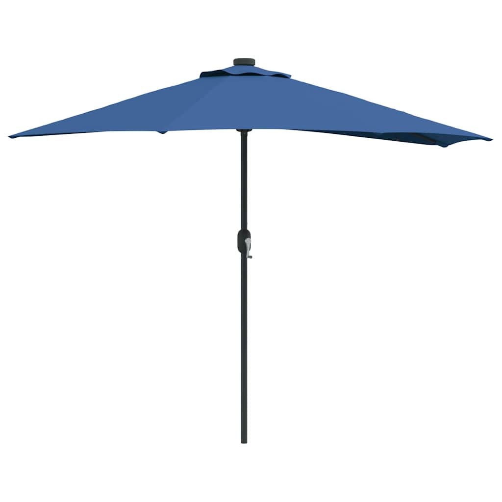 Ombrello da giardino 294 x 150 x 224 cm Poliestere e Acciaio