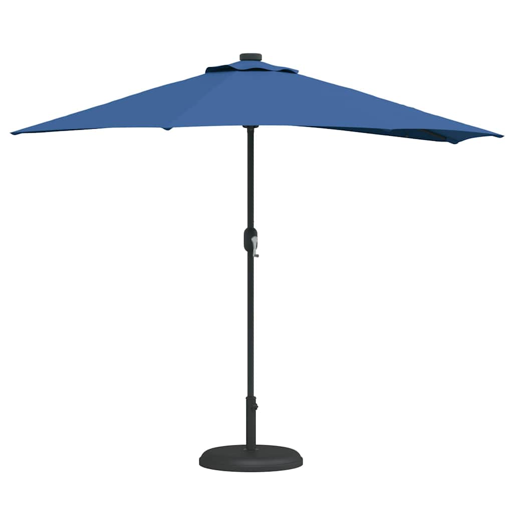 Ombrello da giardino 294 x 150 x 224 cm Poliestere e Acciaio