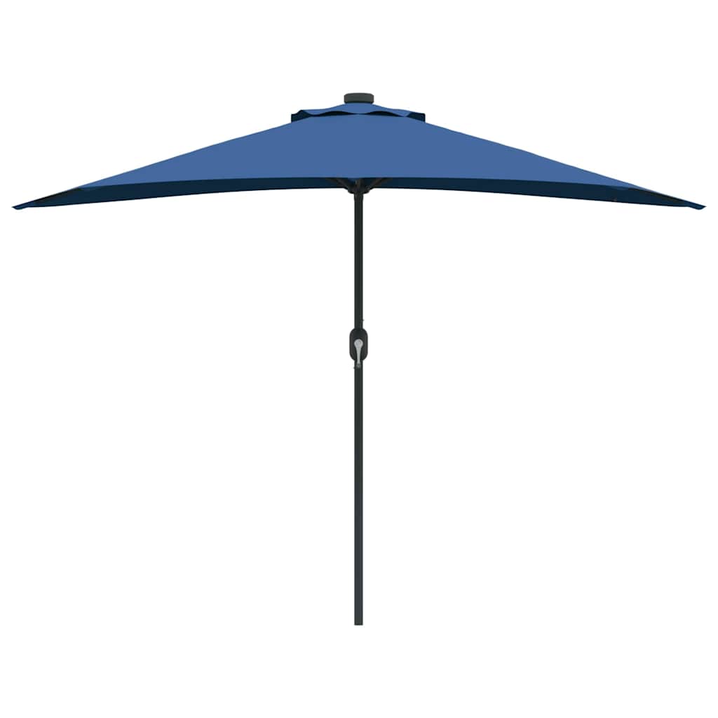 Ombrello da giardino 294 x 150 x 224 cm Poliestere e Acciaio