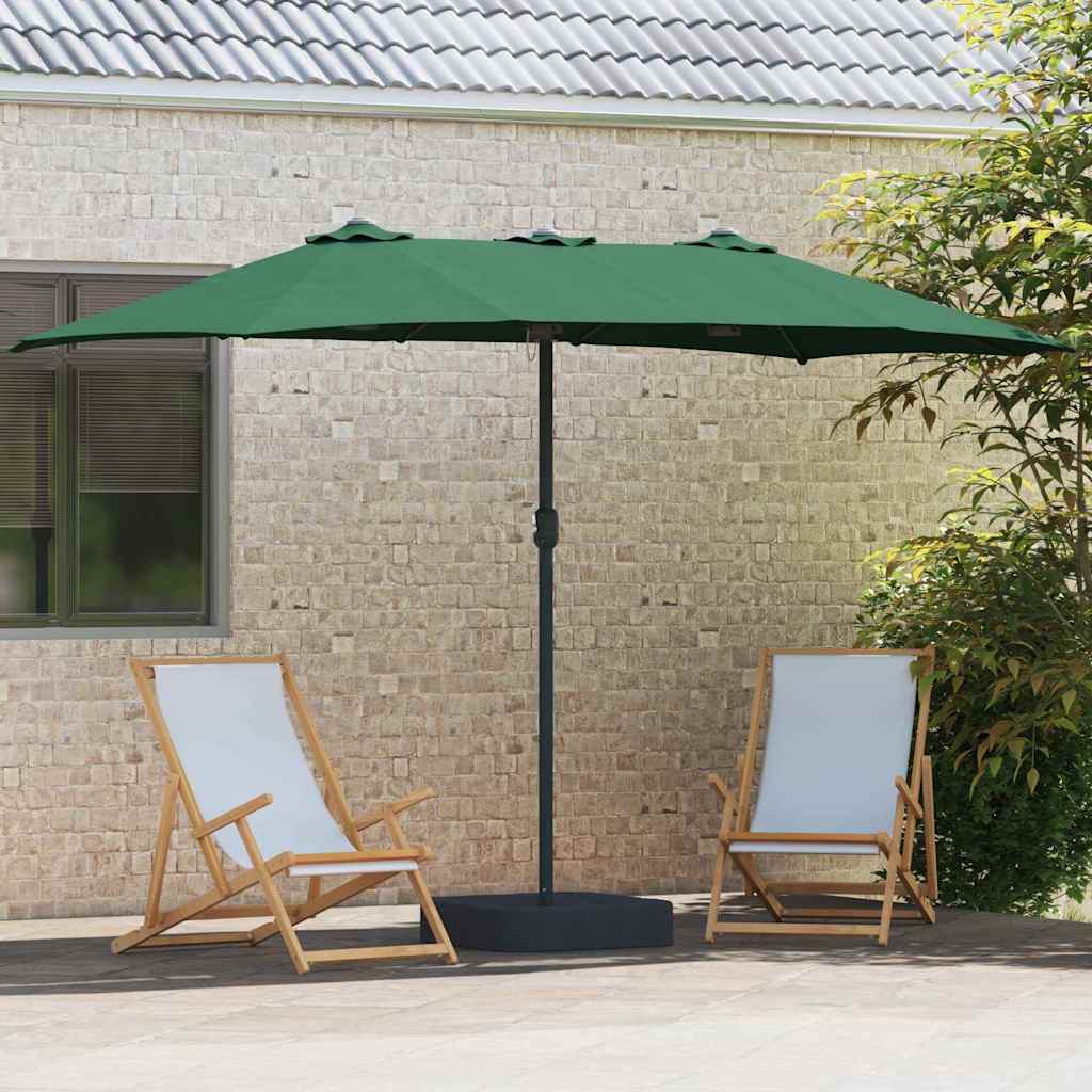 Ombrello da giardino Verde 385 x 209 x 244 cm