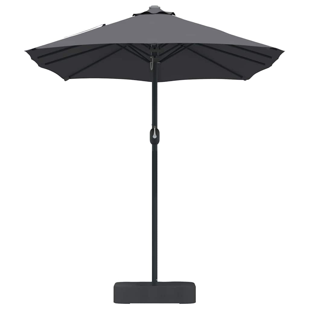 Ombrello da giardino Antracite 385 x 209 x 244 cm
