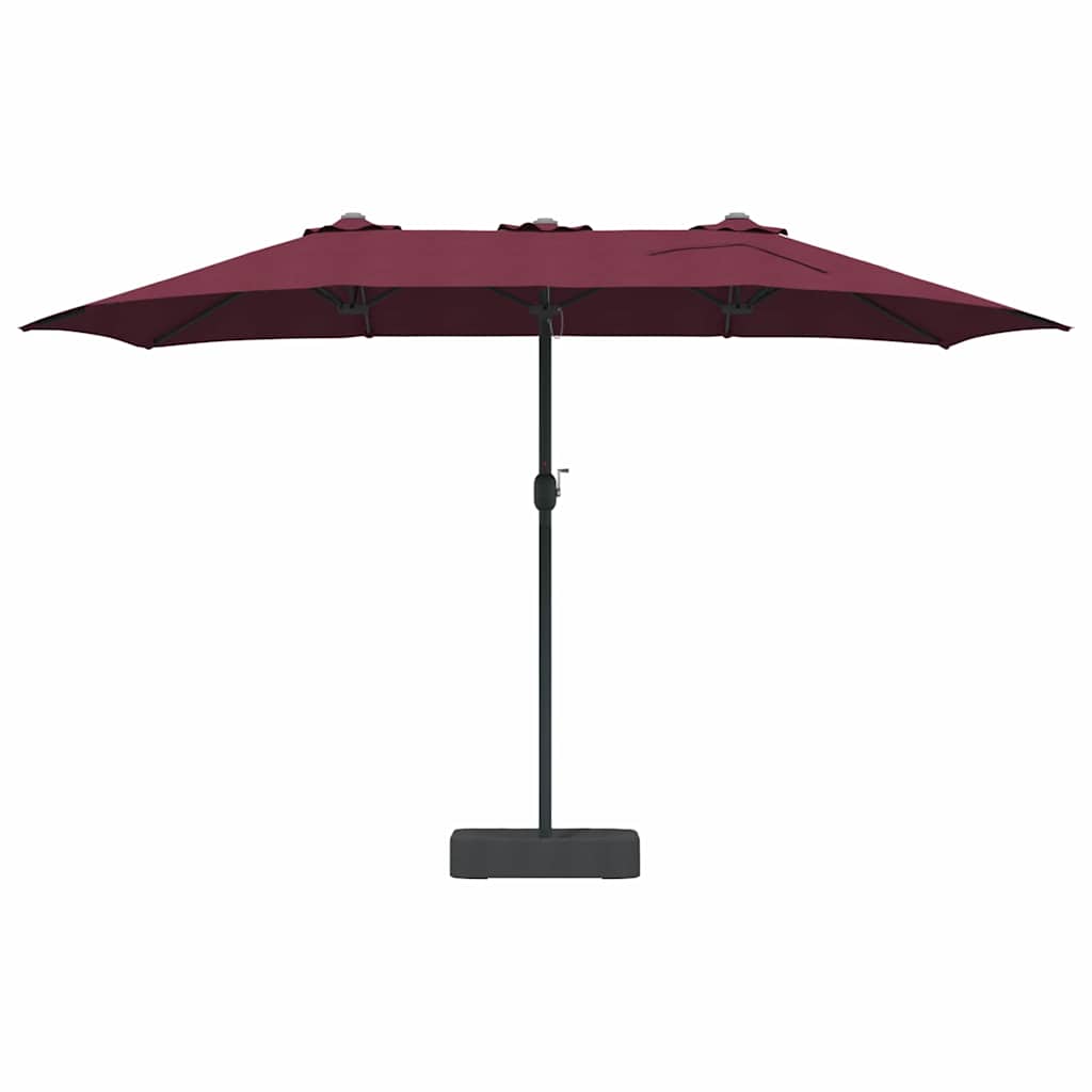 Ombrello da giardino Rosso Bordeaux 385 x 209 x 244 cm