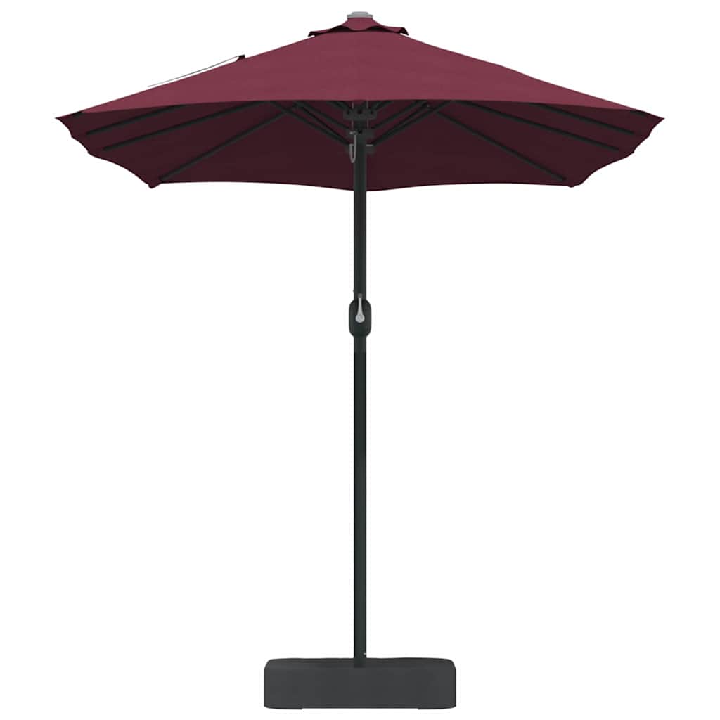 Ombrello da giardino Rosso Bordeaux 385 x 209 x 244 cm