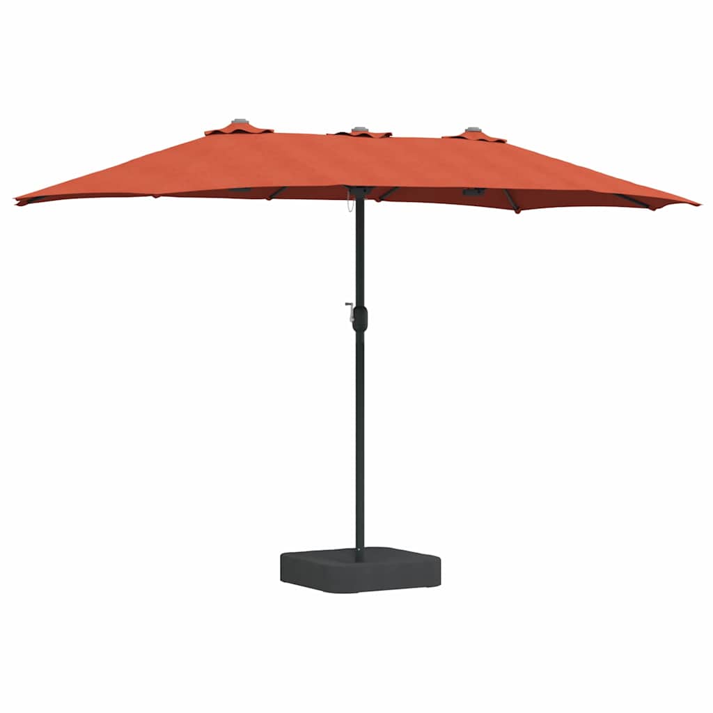 Ombrello da giardino Terracotta 385 x 209 x 244 cm