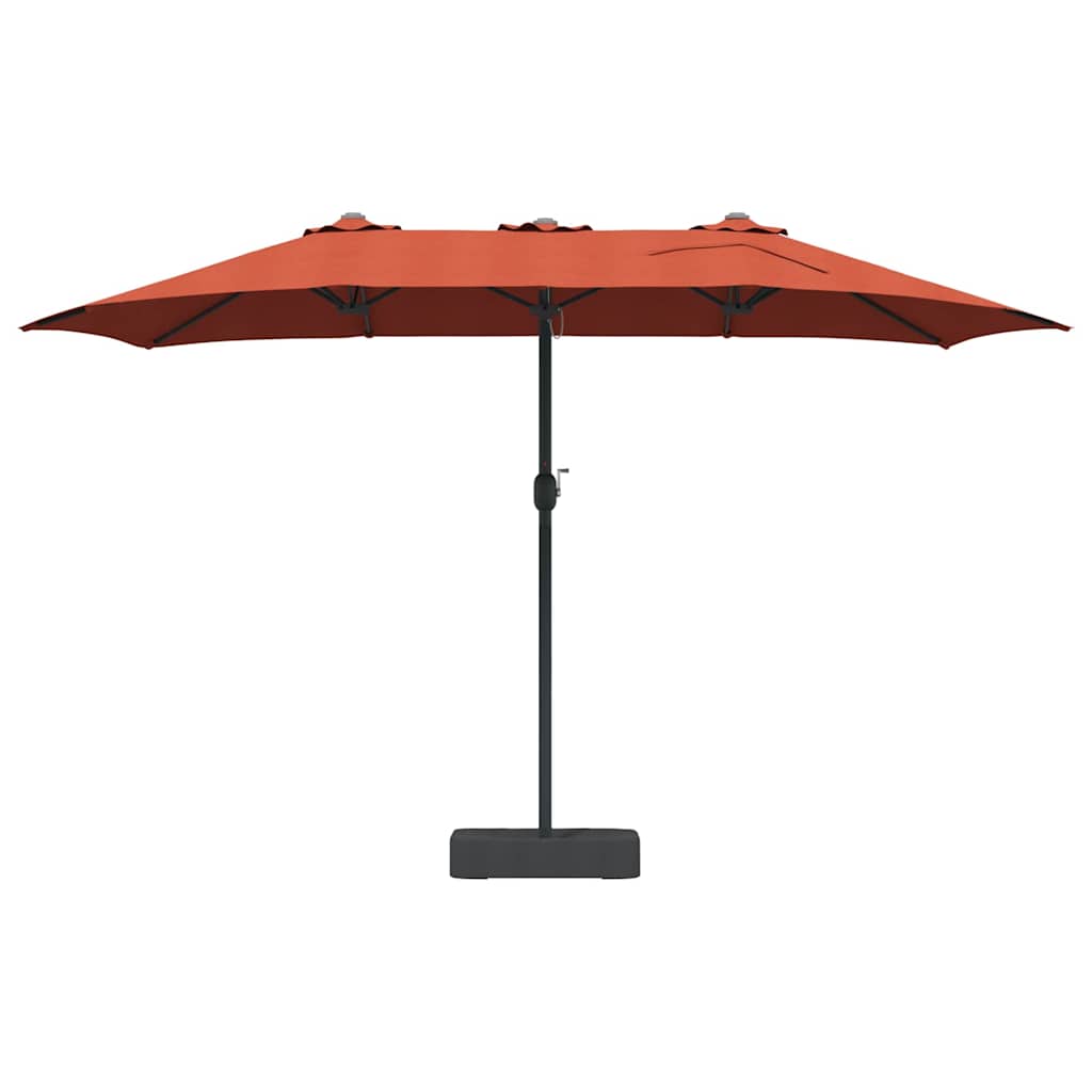 Ombrello da giardino Terracotta 385 x 209 x 244 cm