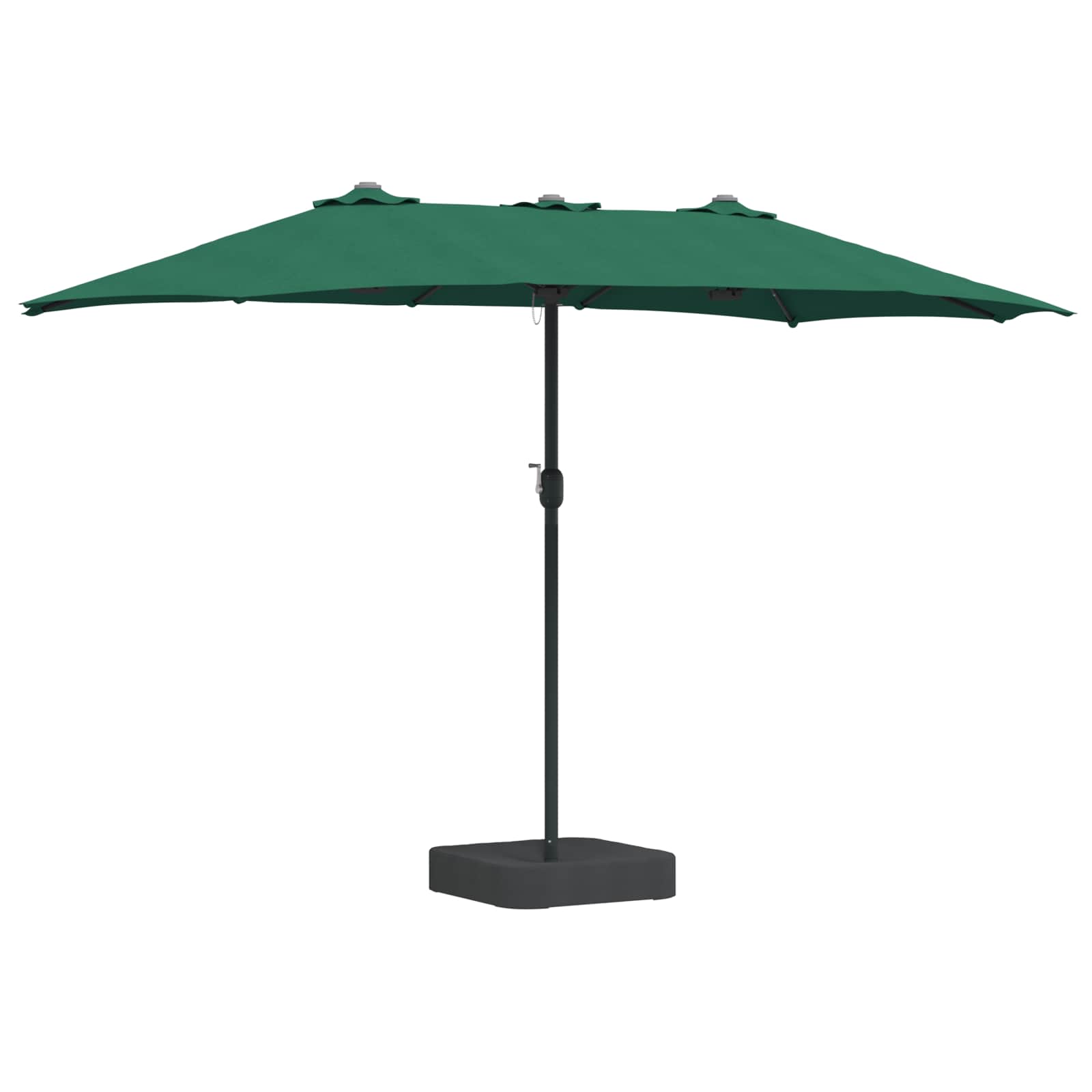Ombrello da giardino Verde 385 x 209 x 244 cm Poliestere