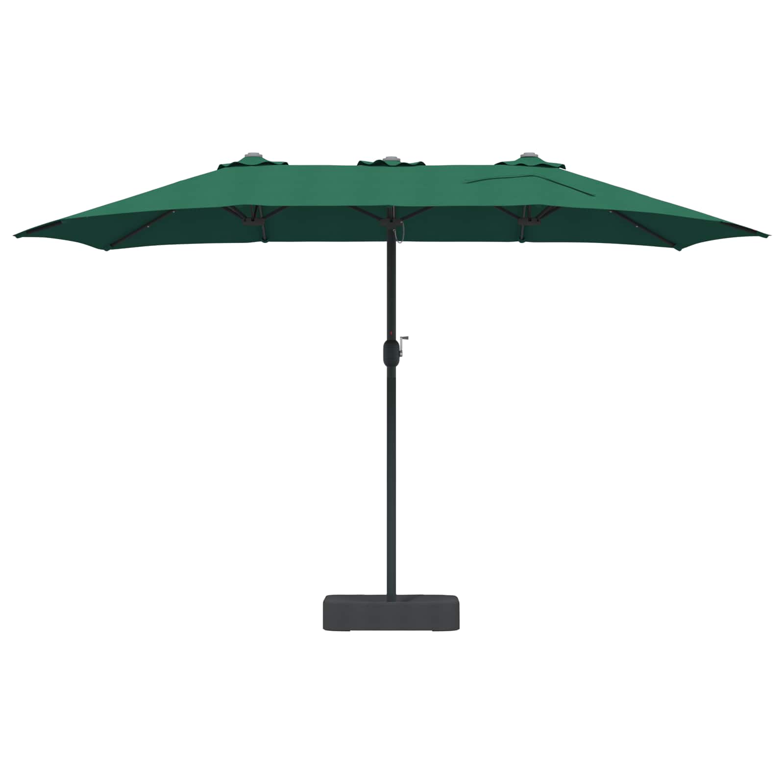 Ombrello da giardino Verde 385 x 209 x 244 cm Poliestere