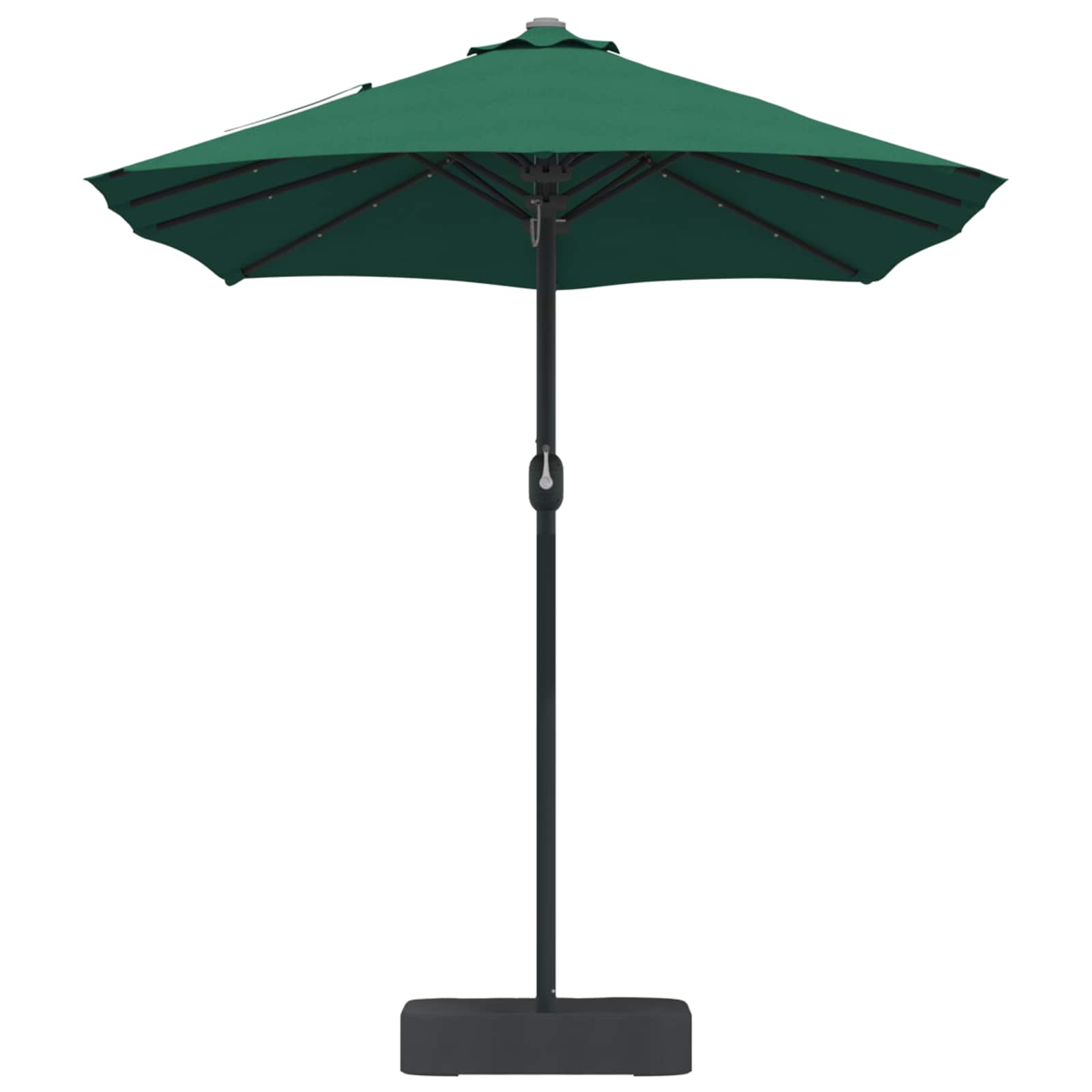 Ombrello da giardino Verde 385 x 209 x 244 cm Poliestere