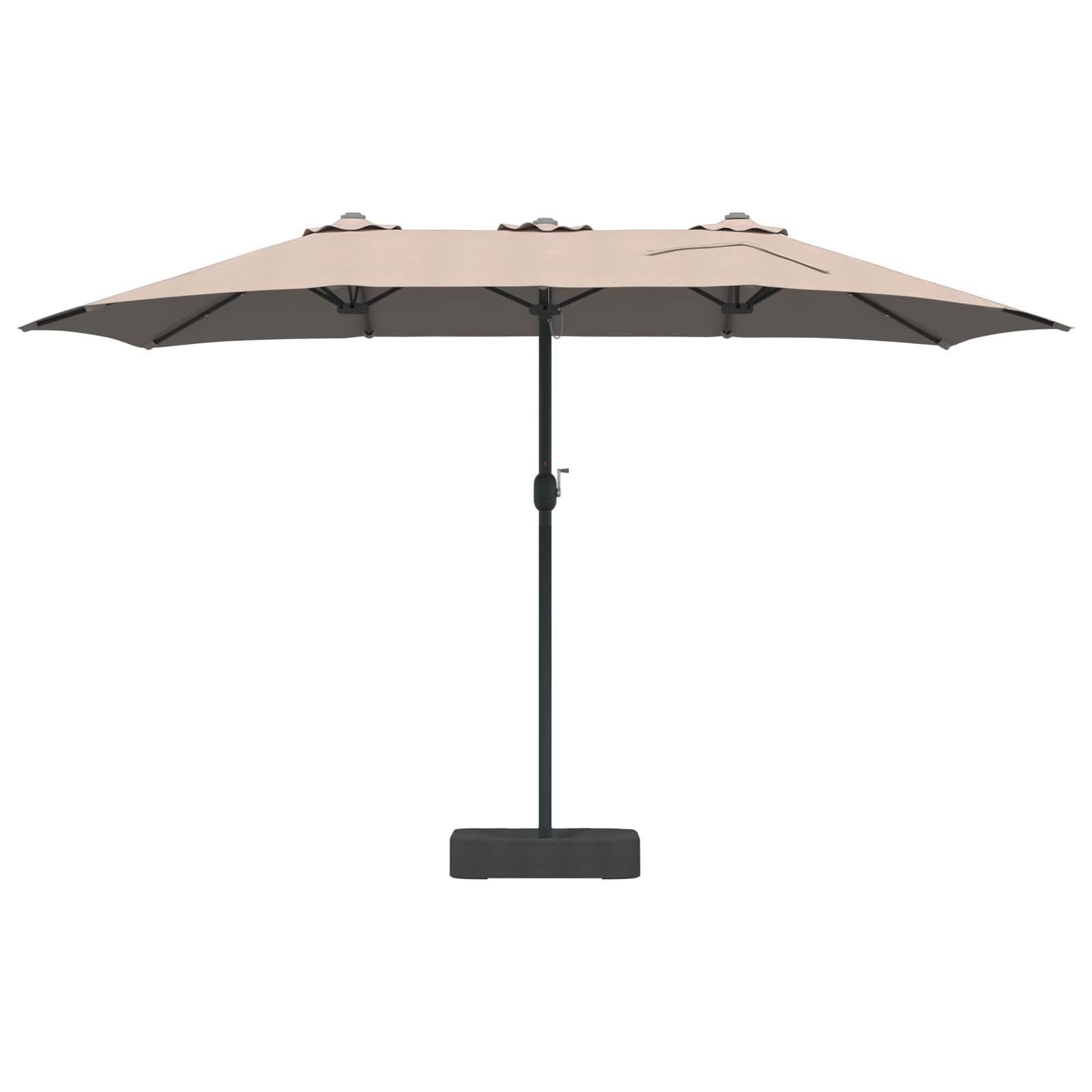 Ombrello da giardino 385 x 209 x 244 cm Poliestere Talpa