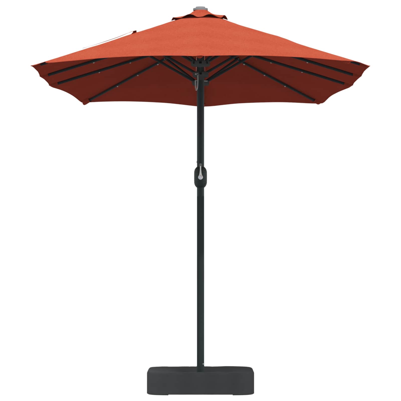 Ombrello da giardino Terracotta 385 x 209 x 244 cm Poliestere