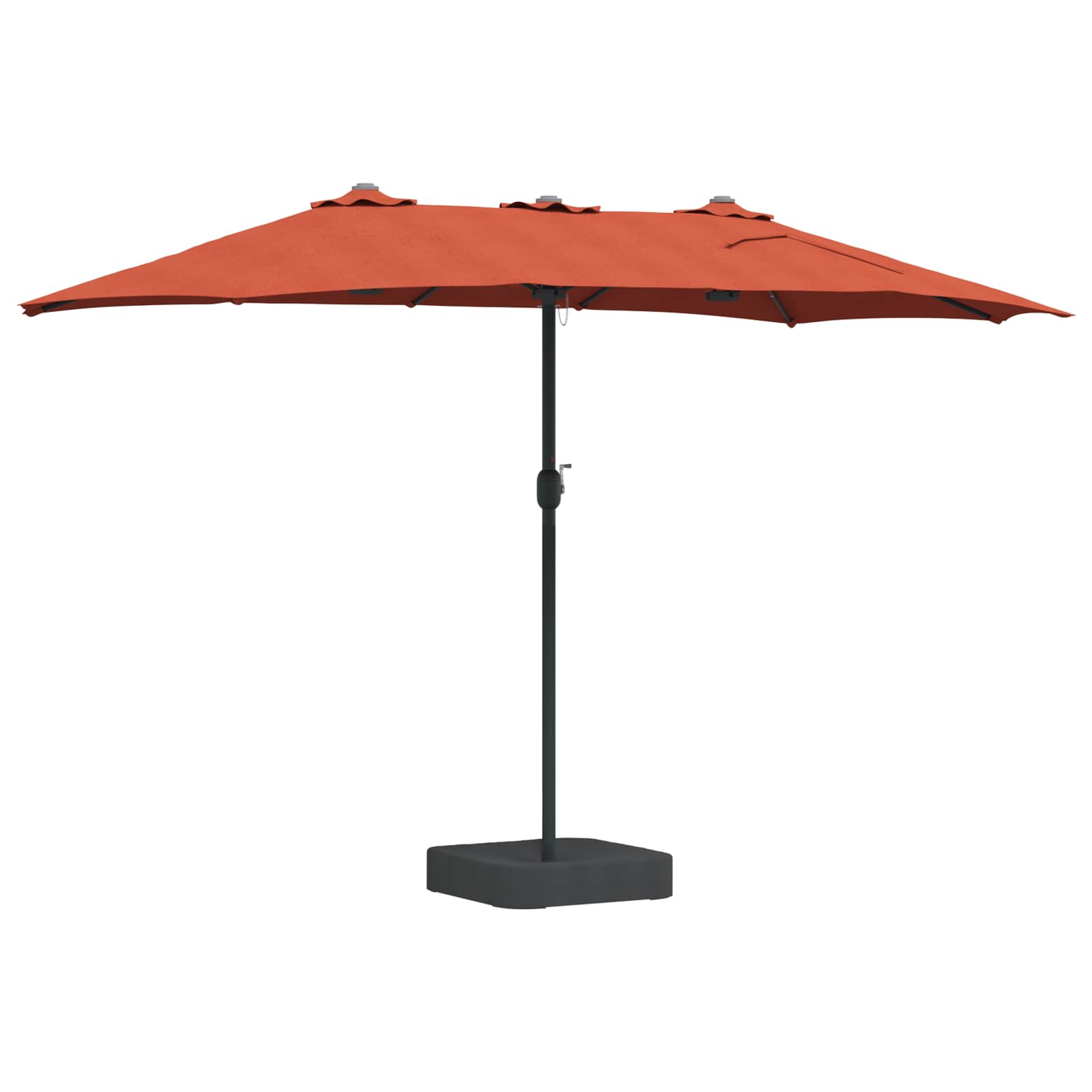 Ombrello da giardino Terracotta 385 x 209 x 244 cm Poliestere
