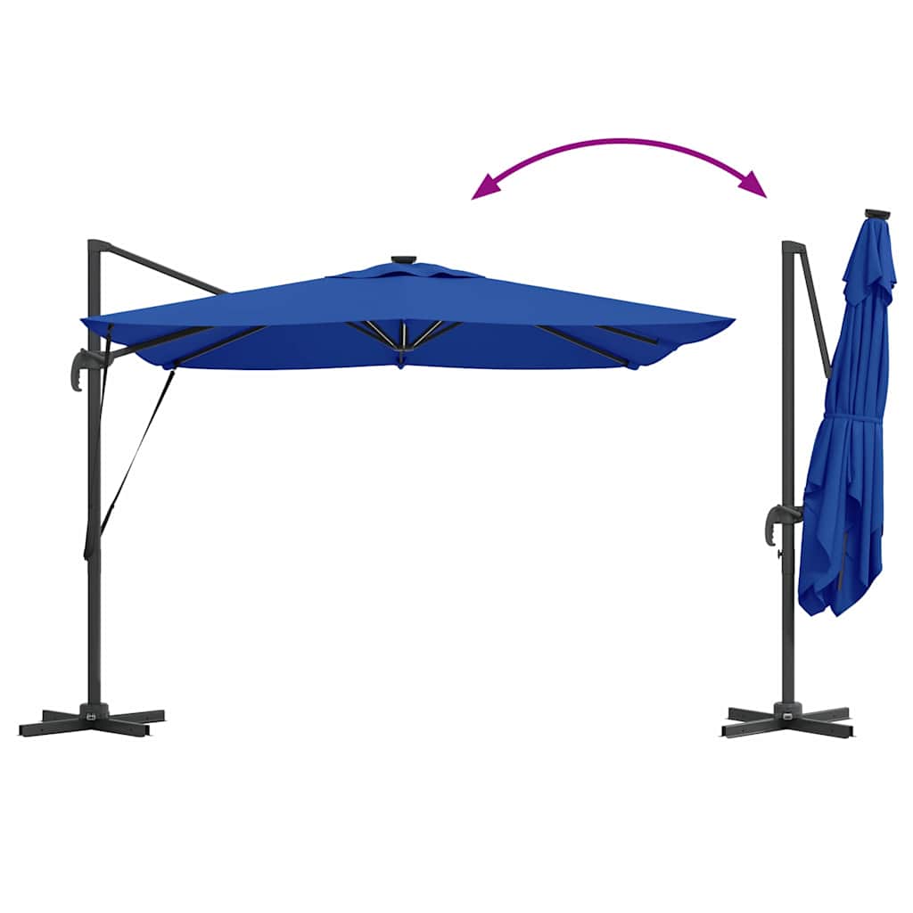 Ombrellone Blu Azzurro 286 x 284 x 270 cm