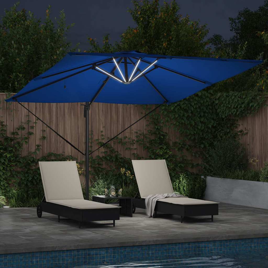 Ombrellone Blu Azzurro 286 x 284 x 270 cm