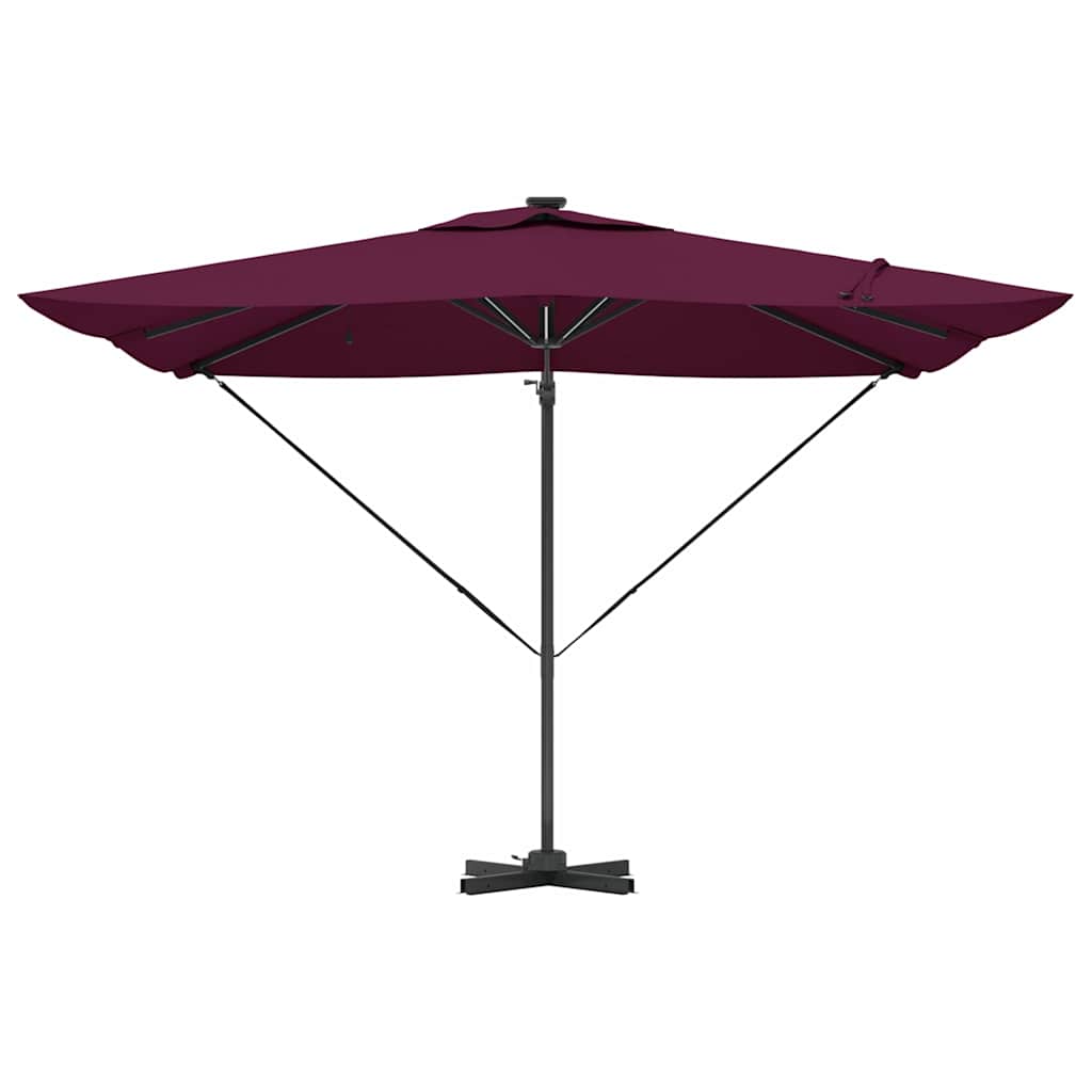 Ombrellone Rosso Bordeaux 286 x 284 x 270 cm