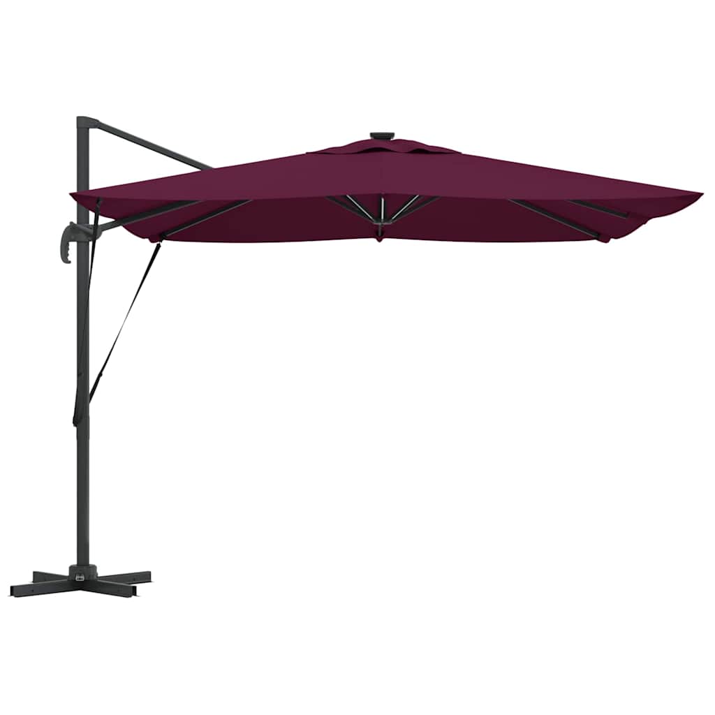 Ombrellone Rosso Bordeaux 286 x 284 x 270 cm