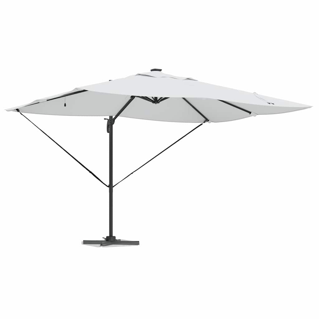 Ombrellone 352 x 251 x 265 cm Poliestere e Alluminio Sabbia