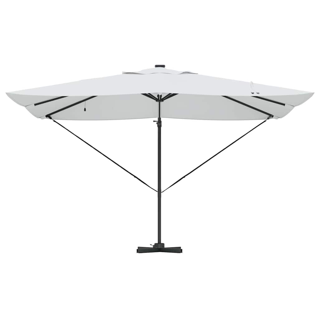 Ombrellone 352 x 251 x 265 cm Poliestere e Alluminio Sabbia