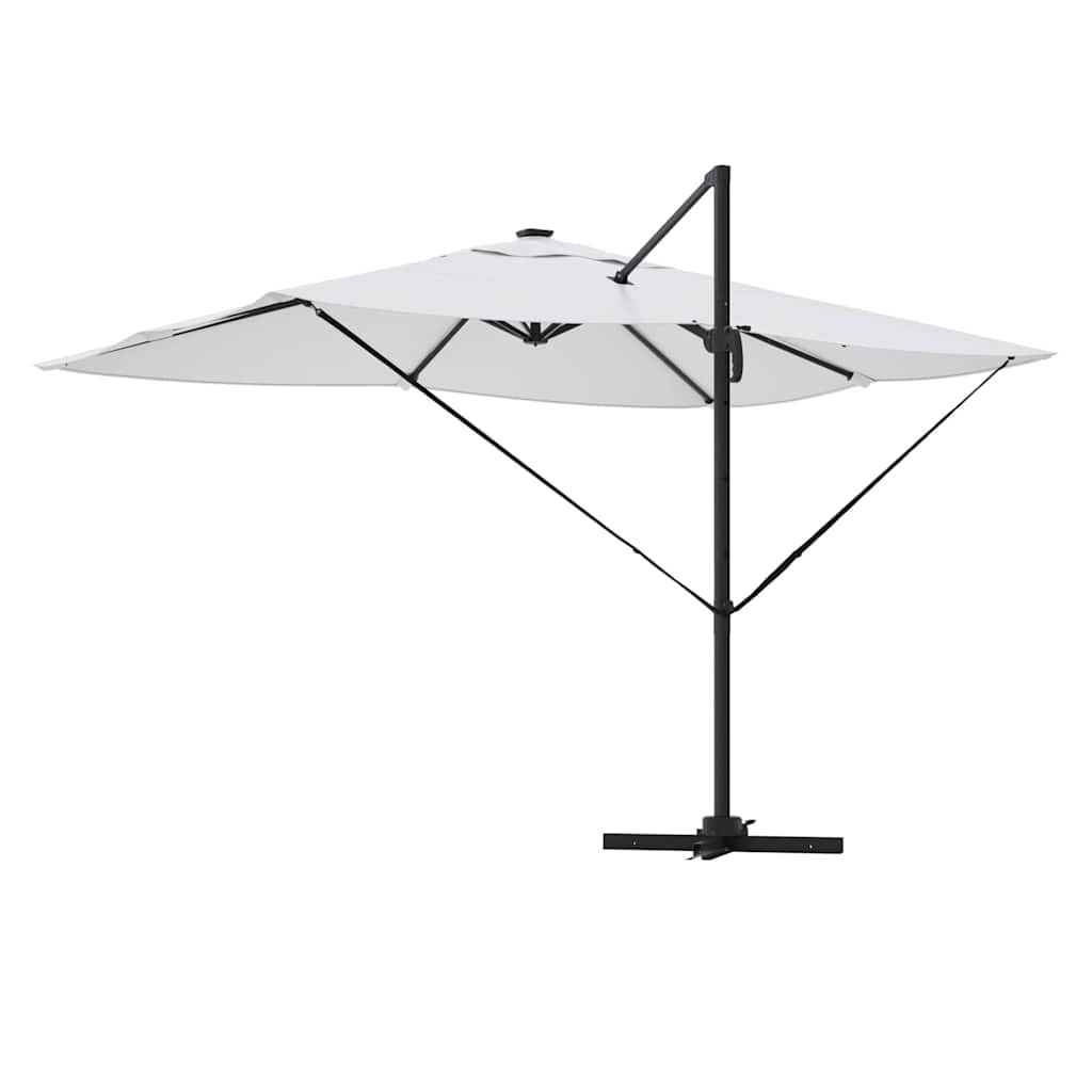 Ombrellone 352 x 251 x 265 cm Poliestere e Alluminio Sabbia