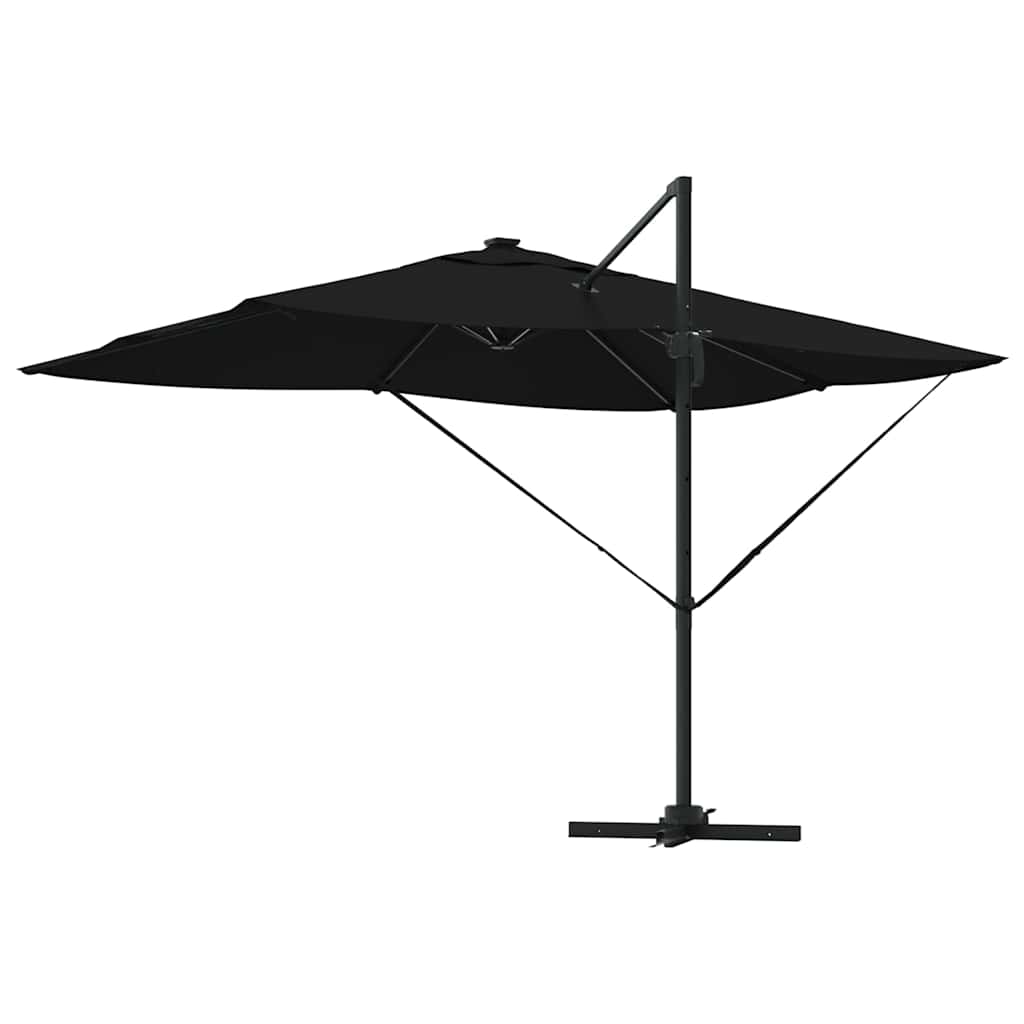 Ombrellone 352 x 251 x 265 cm Poliestere e Alluminio Nero