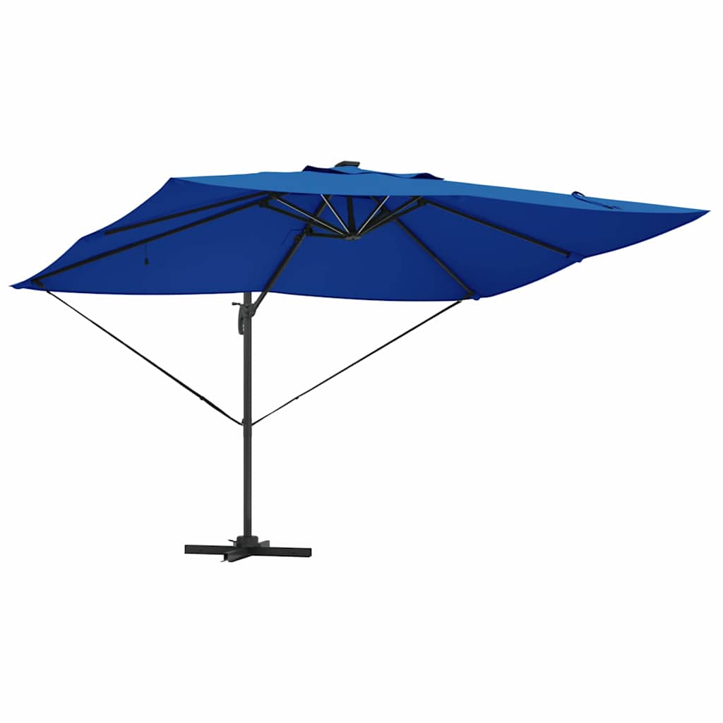 Ombrellone 352 x 251 x 265 cm Poliestere e Alluminio Azzurro