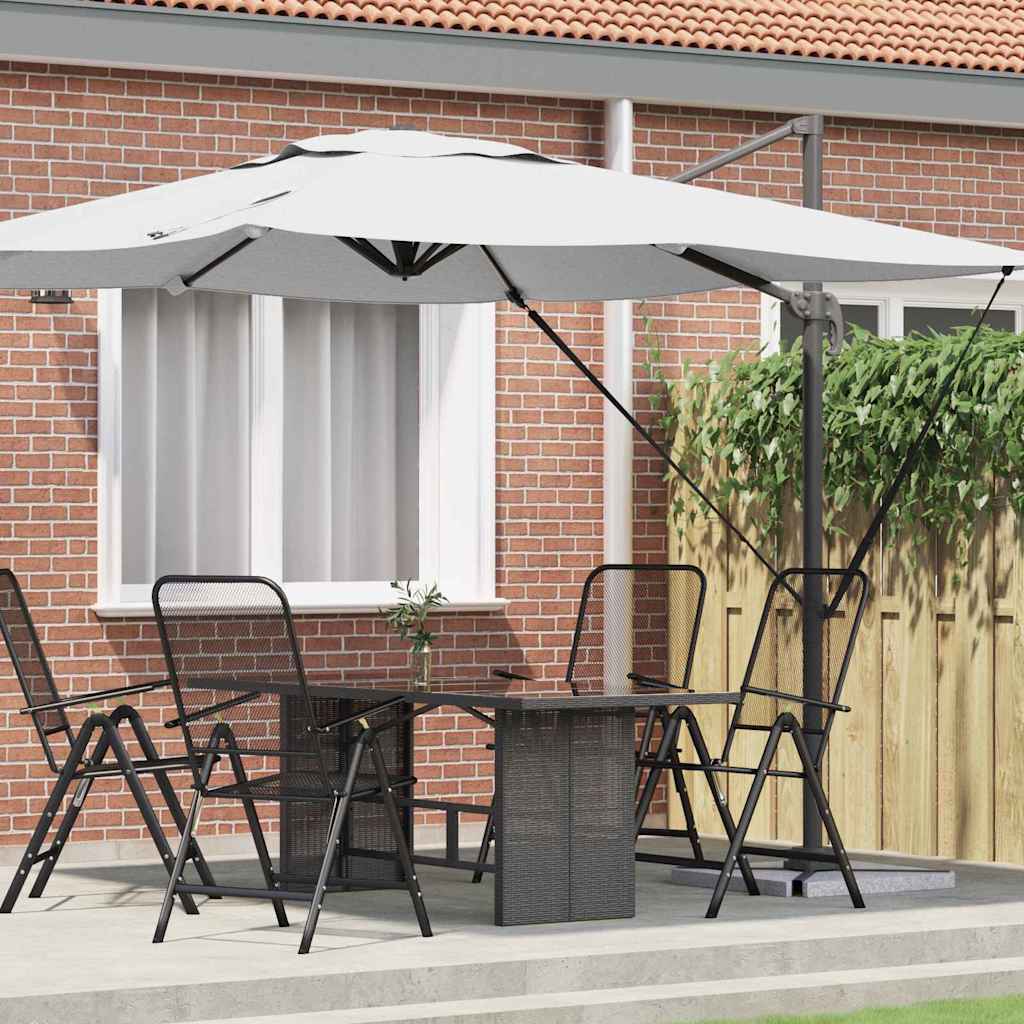 Parasol Roma Beige 286 x 284 x 265 cm Alluminio e Poliestere