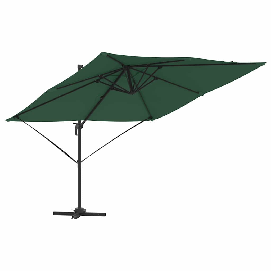 Parasol Roma Verde 286 x 284 x 265 cm Alluminio e Poliestere
