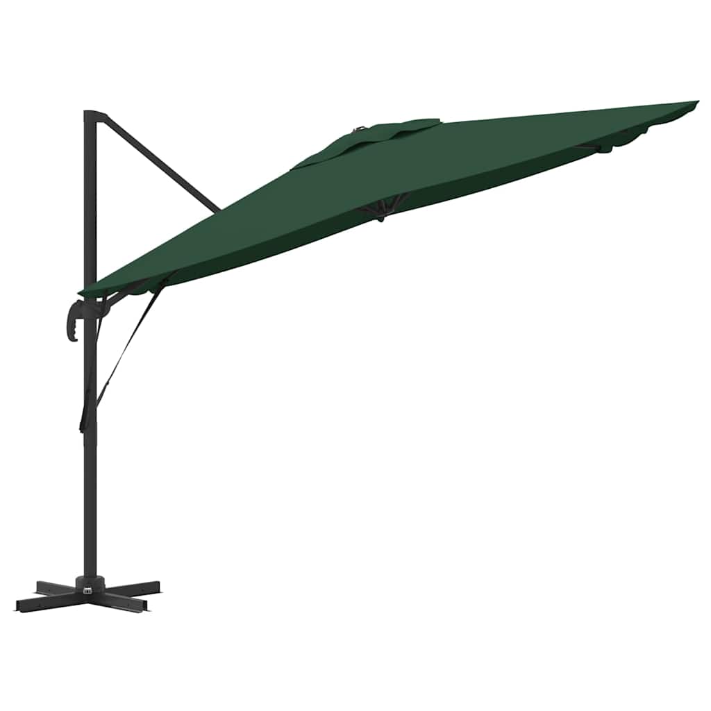 Parasol Roma Verde 286 x 284 x 265 cm Alluminio e Poliestere