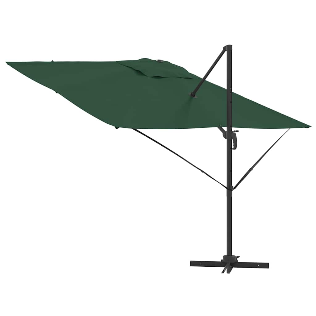 Parasol Roma Verde 286 x 284 x 265 cm Alluminio e Poliestere