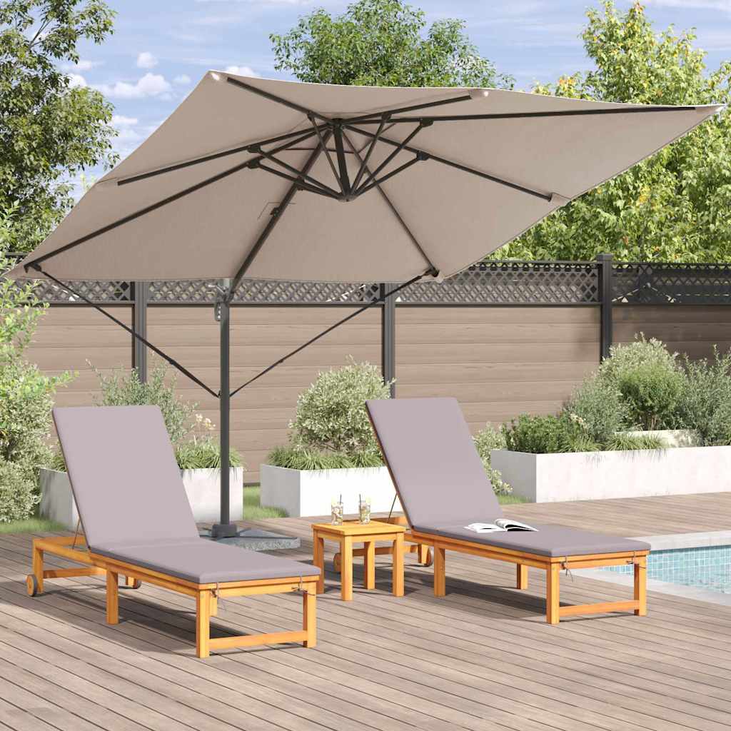 Parasol Roma 286 x 284 x 265 cm Alluminio e Poliestere