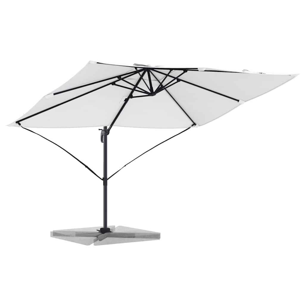 Ombrellone 351 x 250 x 260 cm Poliestere e Alluminio Sabbia