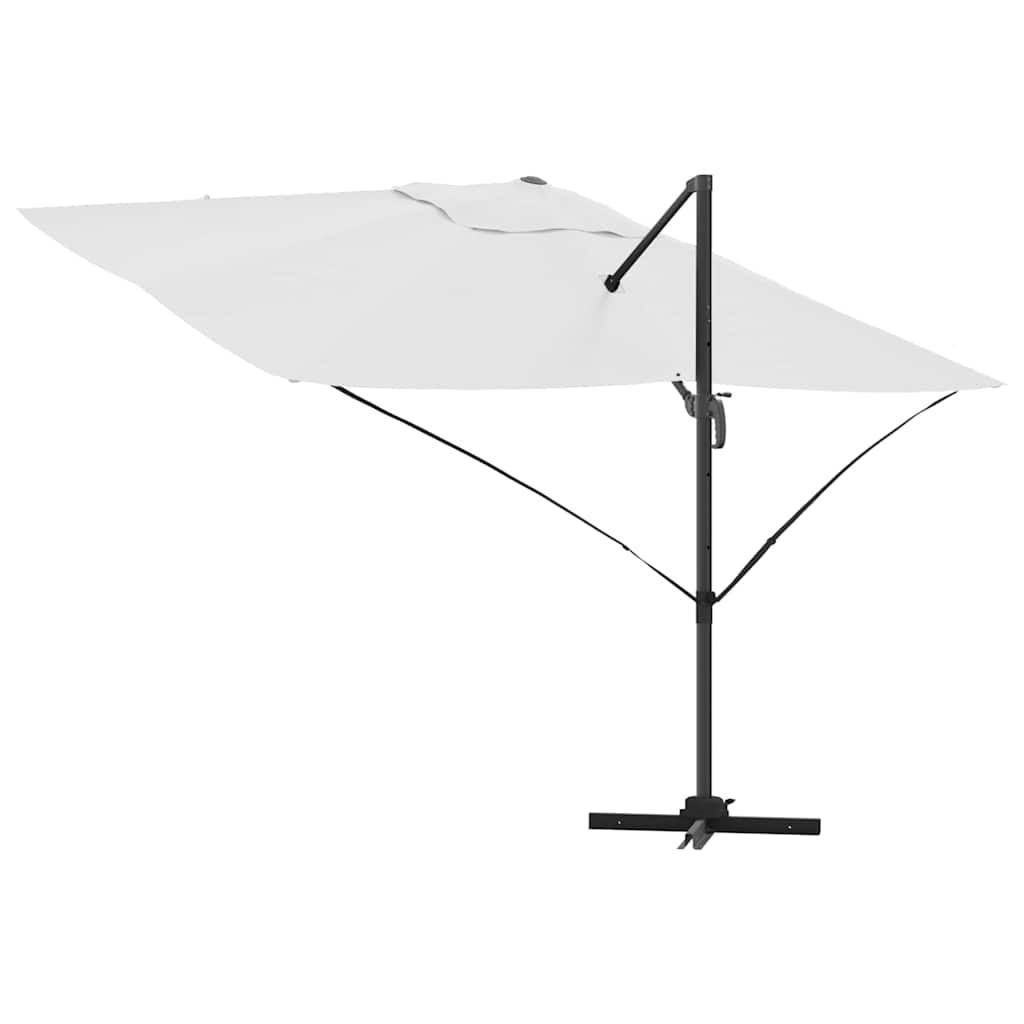 Ombrellone 351 x 250 x 260 cm Poliestere e Alluminio Sabbia