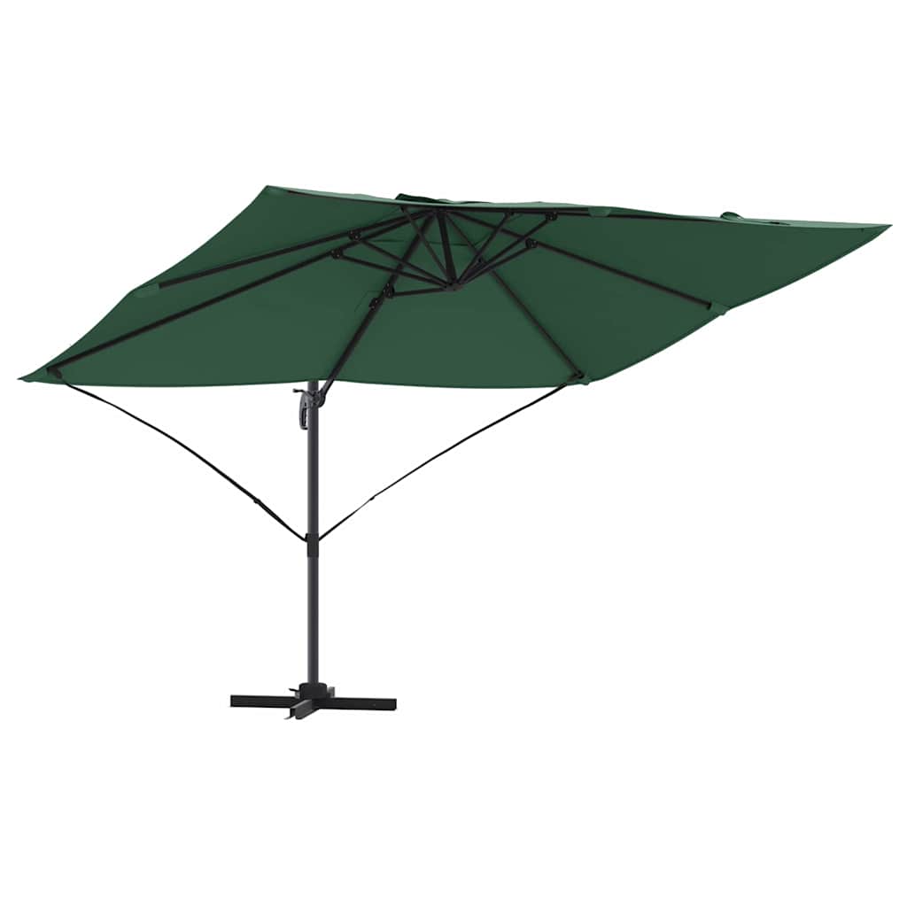 Ombrellone 351 x 250 x 260 cm Poliestere e Alluminio Verde