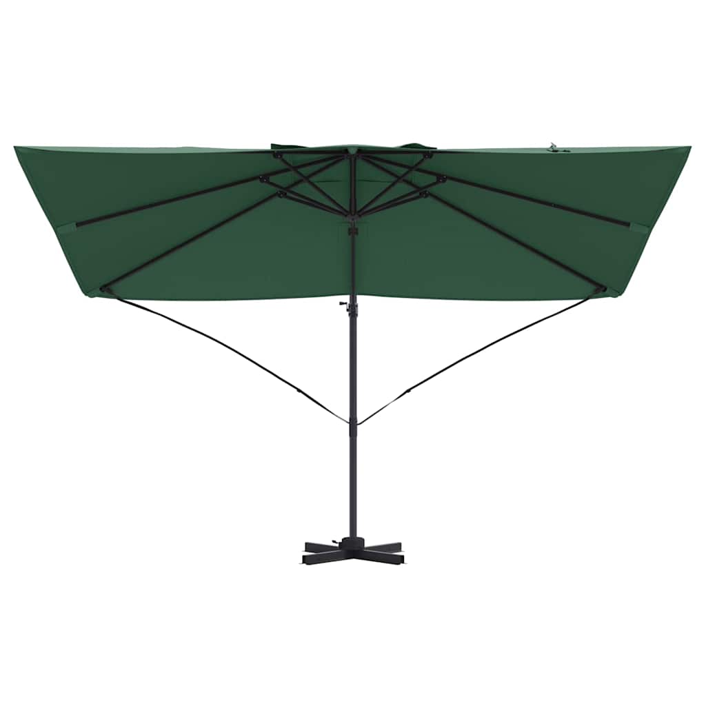 Ombrellone 351 x 250 x 260 cm Poliestere e Alluminio Verde