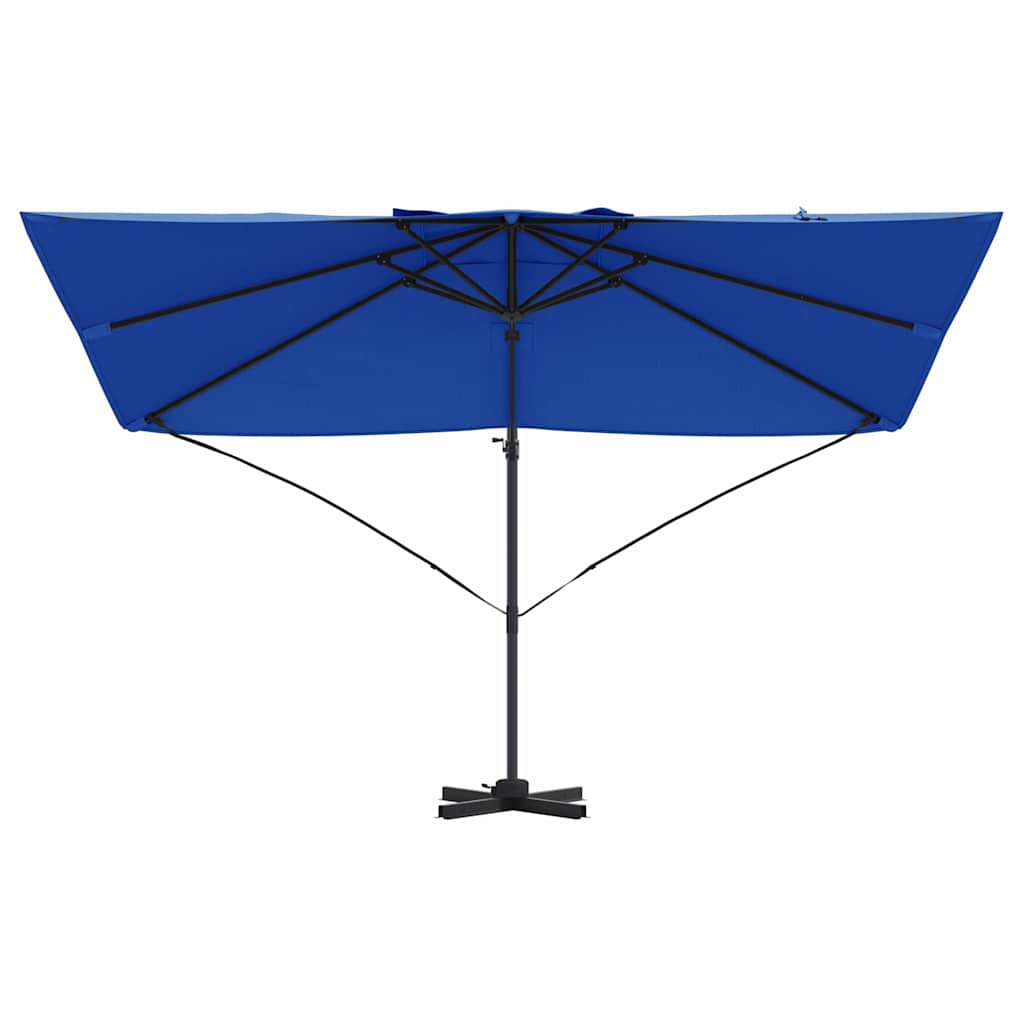 Ombrellone 351 x 250 x 260 cm Poliestere e Alluminio Azzurro