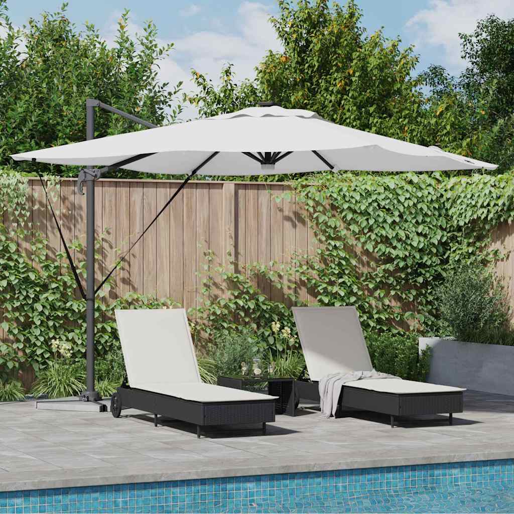 Parasol Roma Beige 286 x 284 x 270 cm Alluminio e Poliestere
