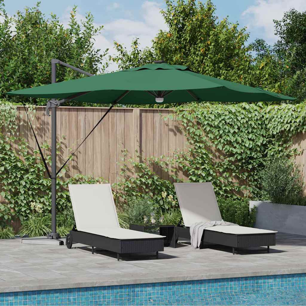 Parasol Roma Verde 286 x 284 x 270 cm Alluminio e Poliestere