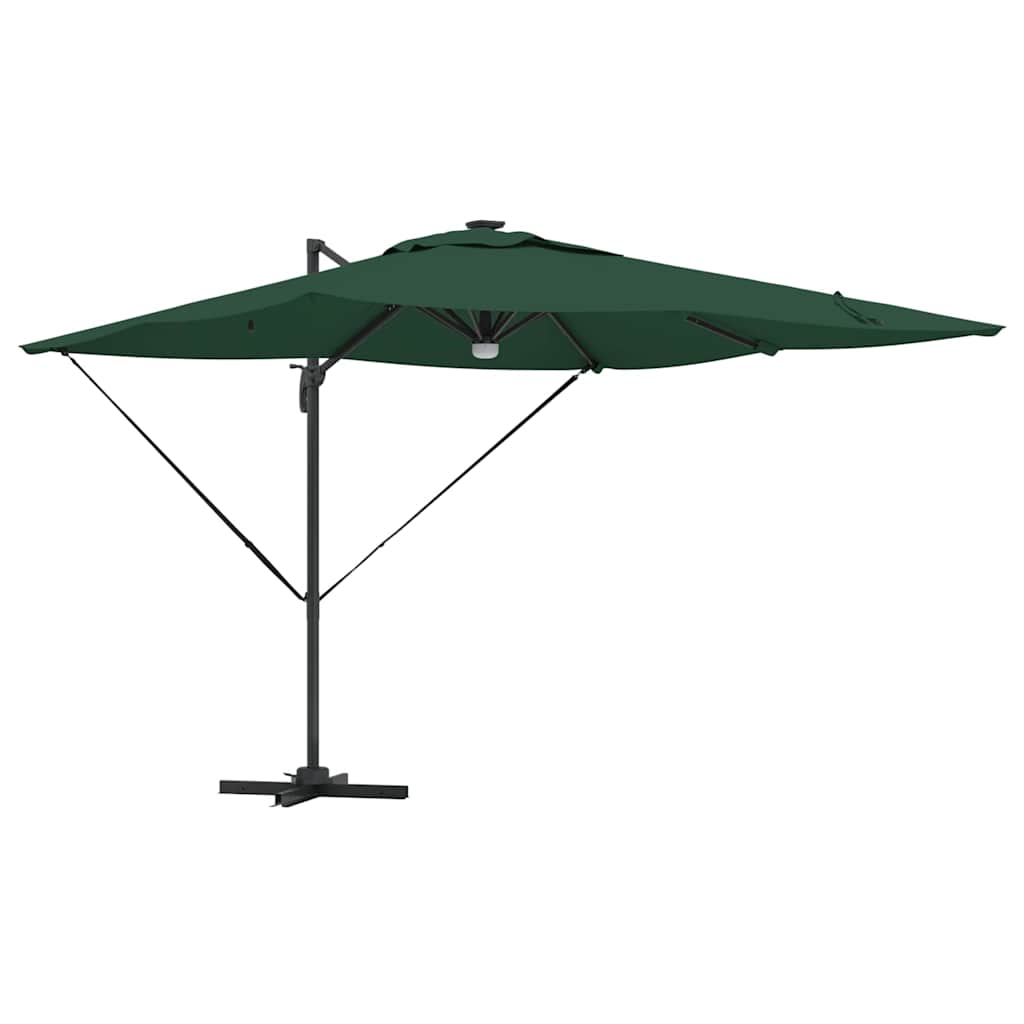 Parasol Roma Verde 286 x 284 x 270 cm Alluminio e Poliestere