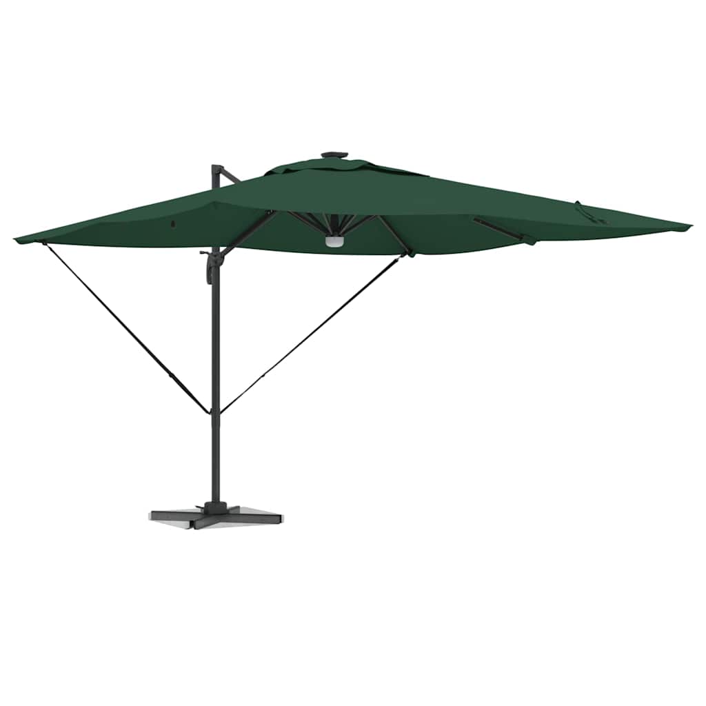 Parasol Roma Verde 286 x 284 x 270 cm Alluminio e Poliestere