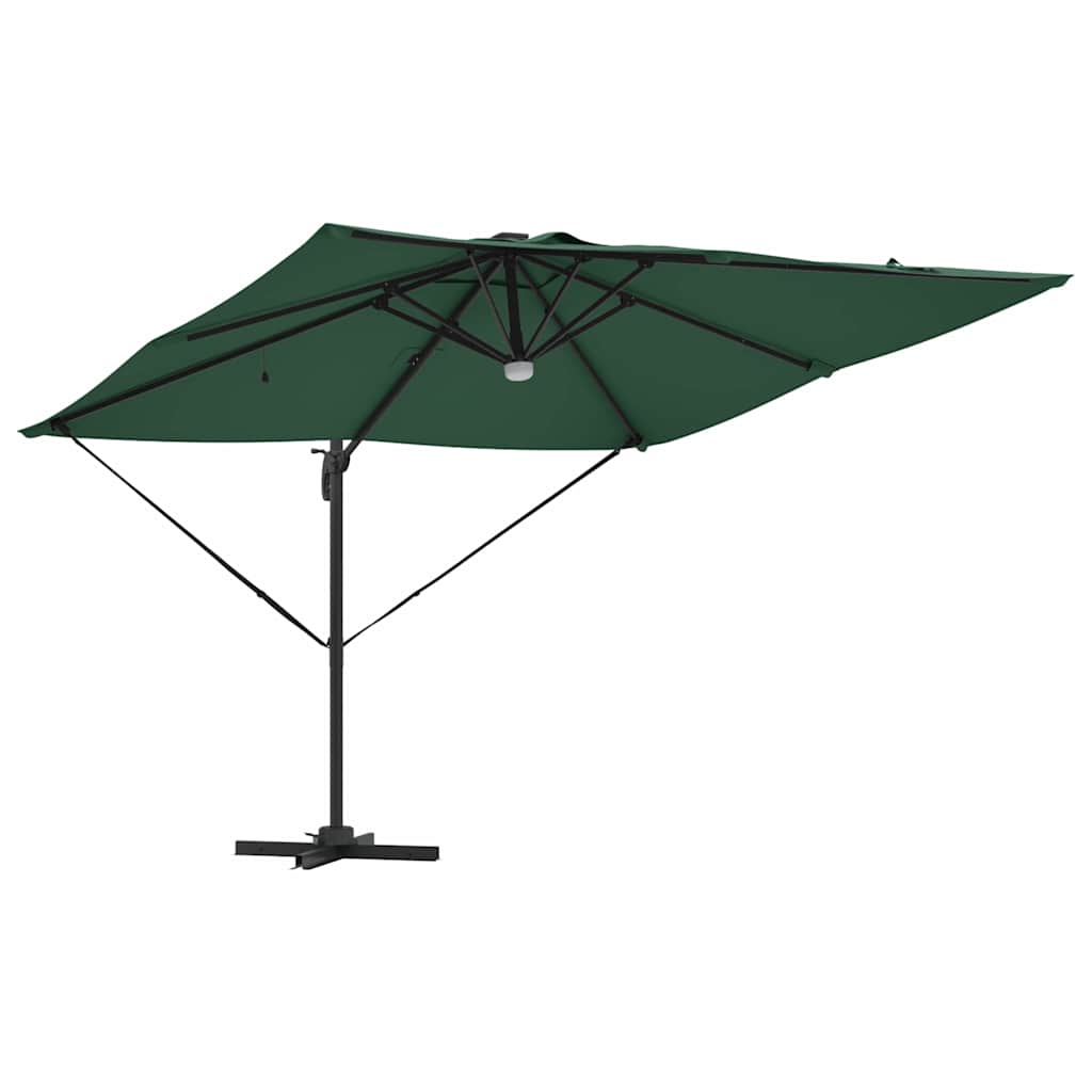 Parasol Roma Verde 286 x 284 x 270 cm Alluminio e Poliestere