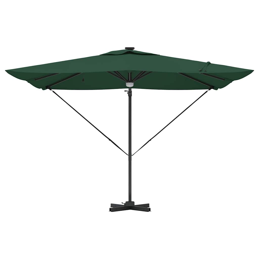 Parasol Roma Verde 286 x 284 x 270 cm Alluminio e Poliestere