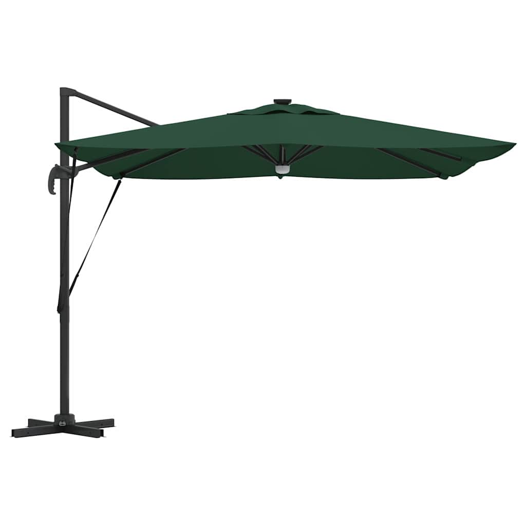 Parasol Roma Verde 286 x 284 x 270 cm Alluminio e Poliestere