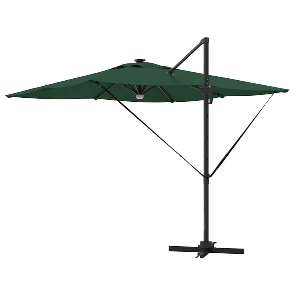 Parasol Roma Verde 286 x 284 x 270 cm Alluminio e Poliestere