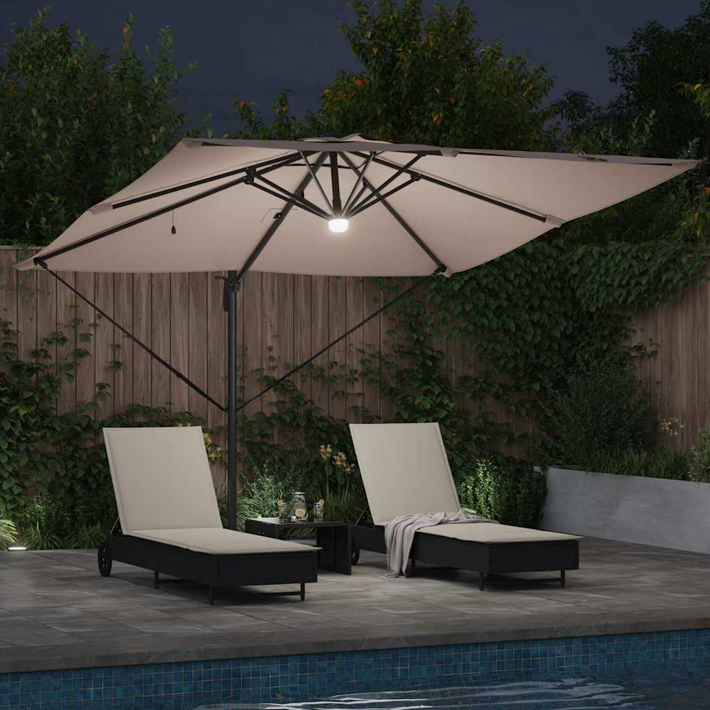 Parasol Roma 286 x 284 x 270 cm Alluminio e Poliestere