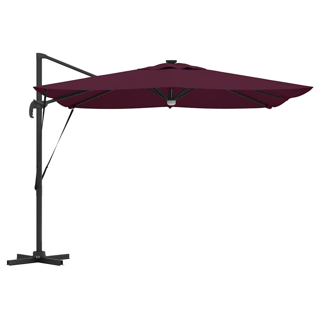 Parasol Roma Rosso 286 x 284 x 270 cm Alluminio e Poliestere