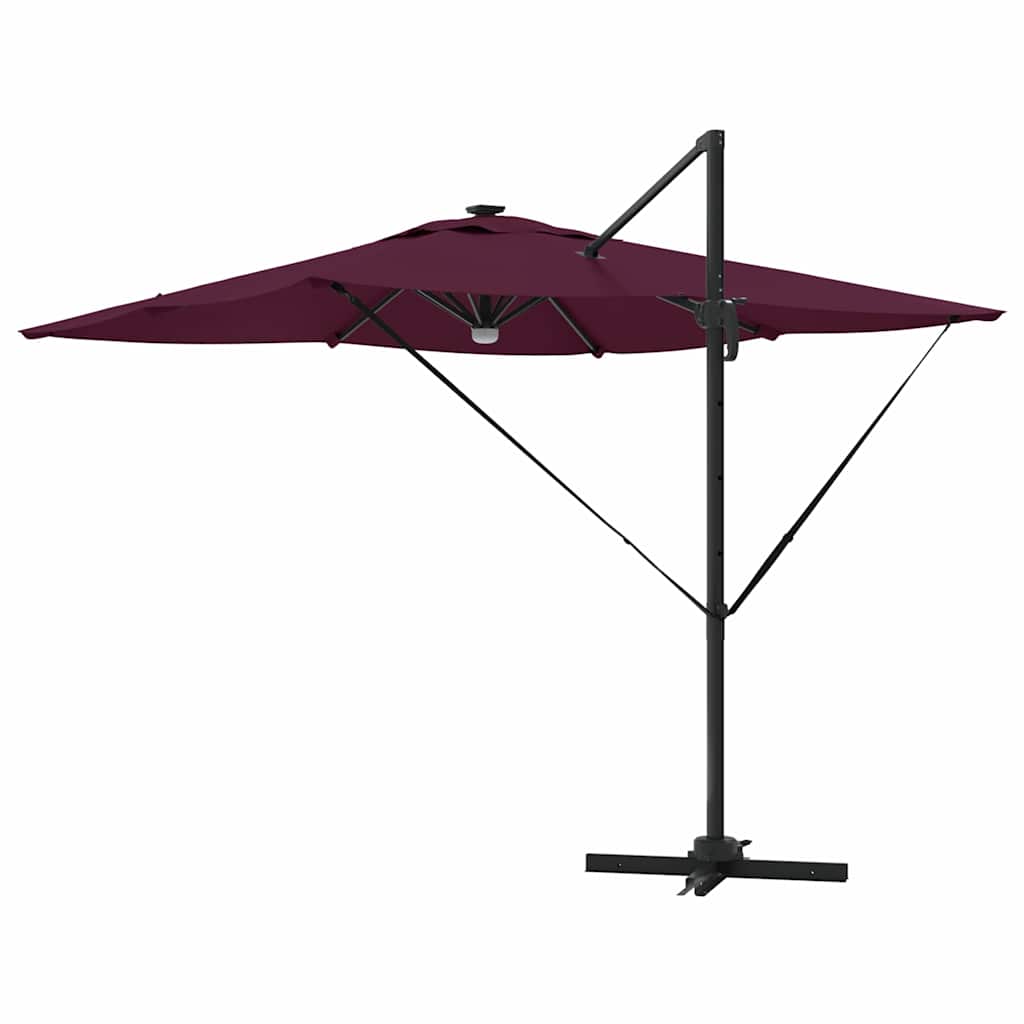 Parasol Roma Rosso 286 x 284 x 270 cm Alluminio e Poliestere