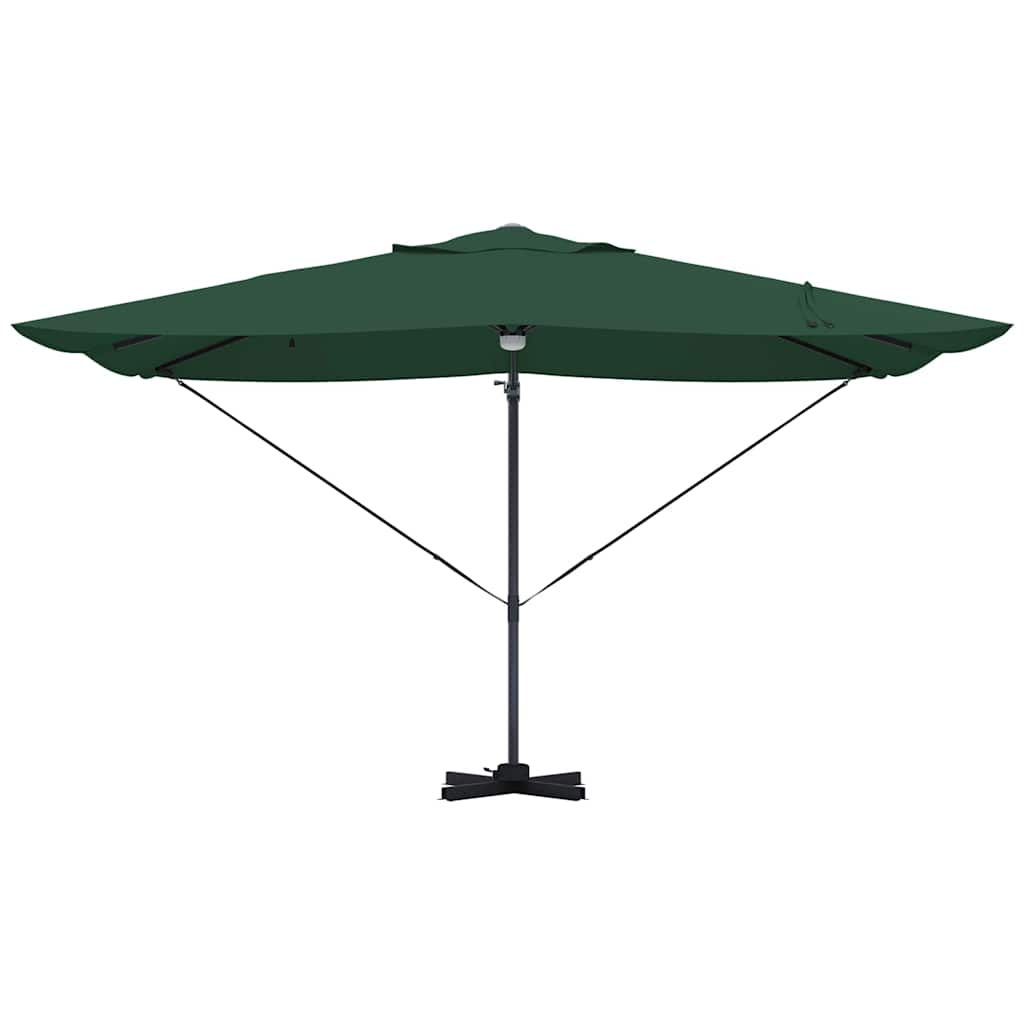 Ombrellone Verde 351 x 250 x 253 cm Poliestere e Alluminio