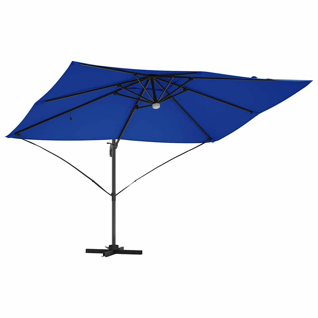 Ombrellone 351 x 250 x 253 cm Poliestere e Alluminio Azzurro