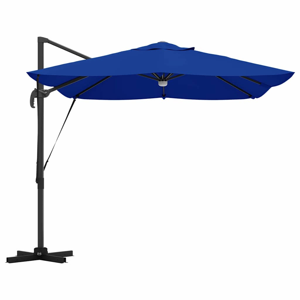 Ombrellone 351 x 250 x 253 cm Poliestere e Alluminio Azzurro